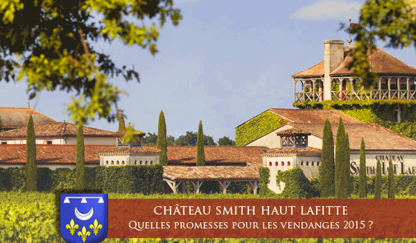Quelles sont les promesses pour les vendanges 2015 du Château Smith Haut Lafitte ?