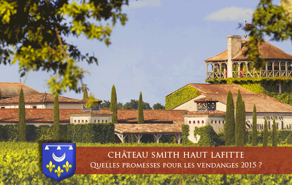 Quelles sont les promesses pour les vendanges 2015 du Château Smith Haut Lafitte ?