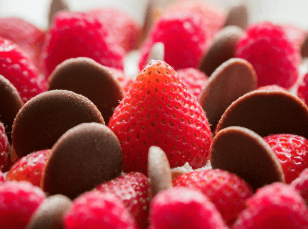 fraise framboise chocolat