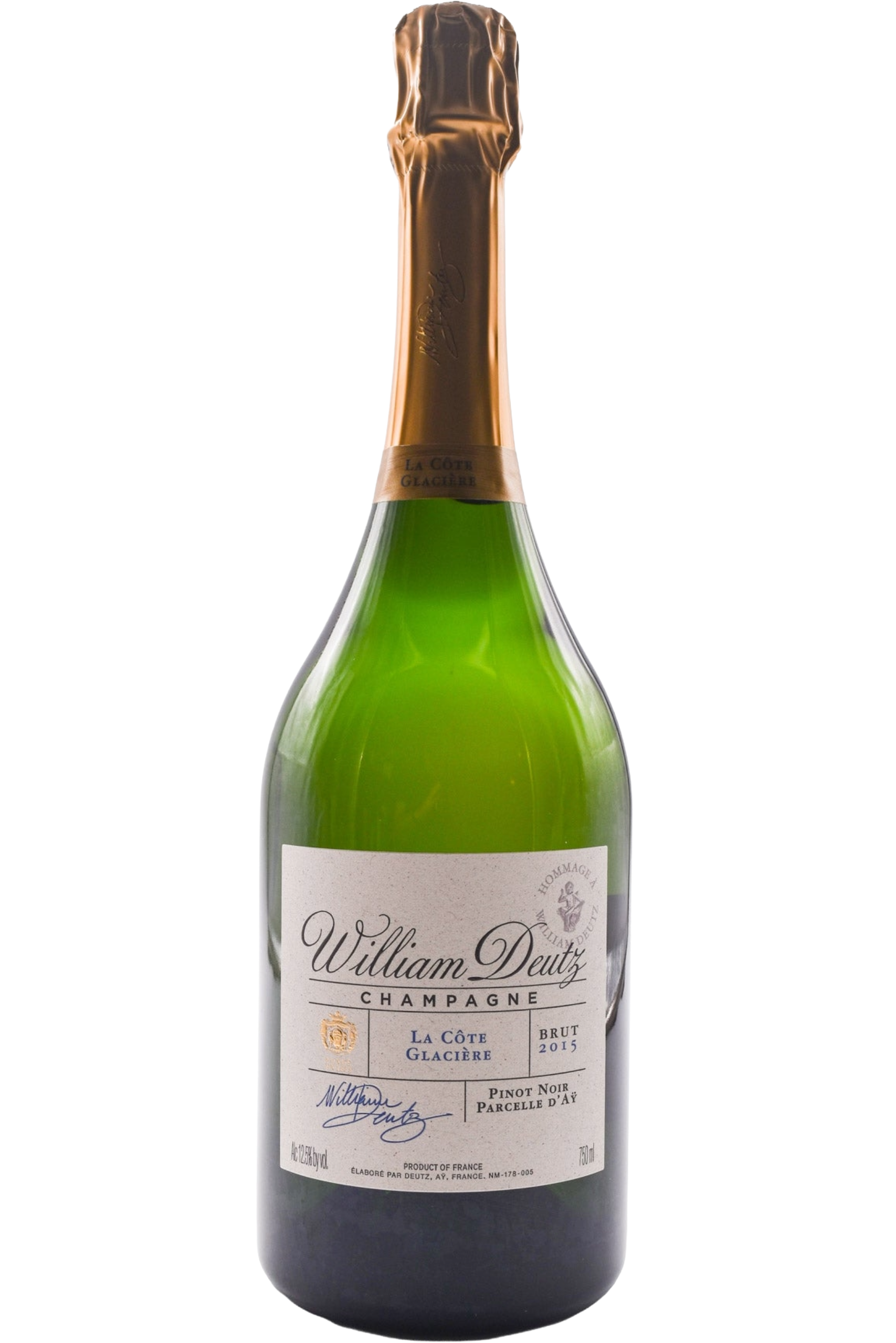 Champagne Deutz, Hommage à William Deutz La Côte Glacière