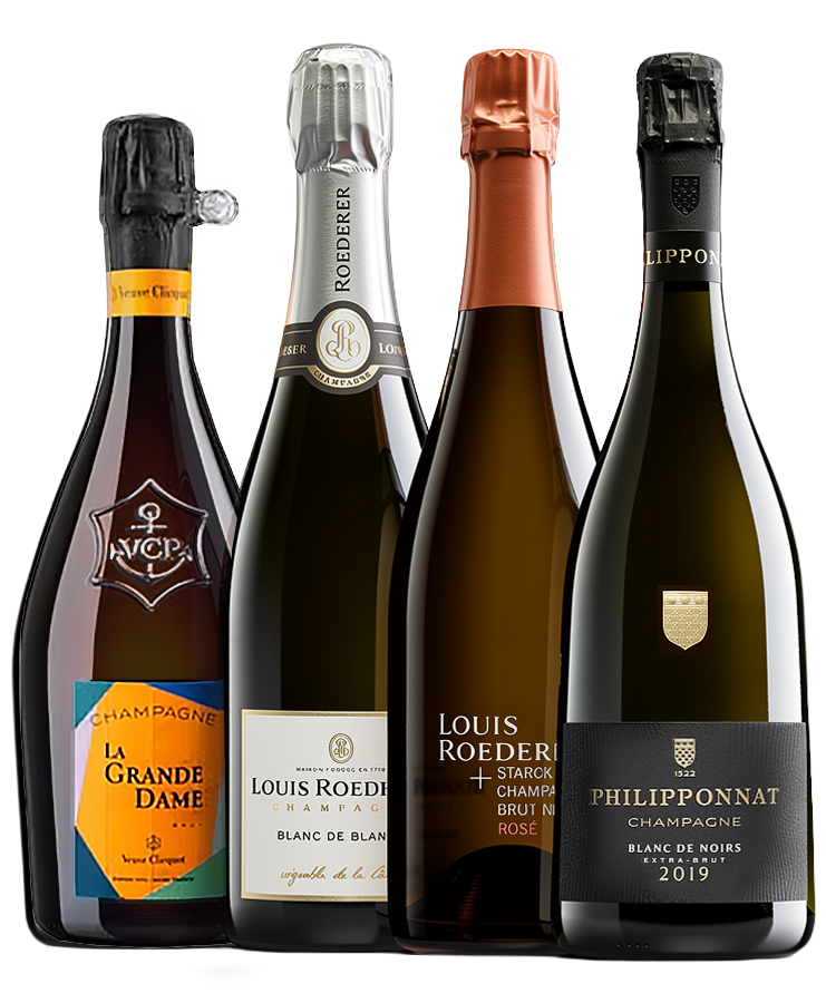 Quatuor de Champagnes millésimés