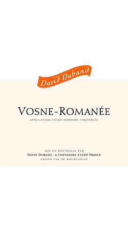 Domaine David Duband - 2013 - Vosne-Romanée
