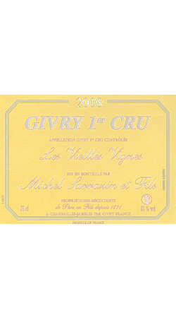 Michel Sarrazin & Fils - 1er Cru Vieilles Vignes 2008 - Givry