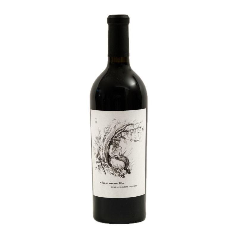 Domaine du Clos des Fées, Côtes du Roussillon rouge Un faune avec son fifre