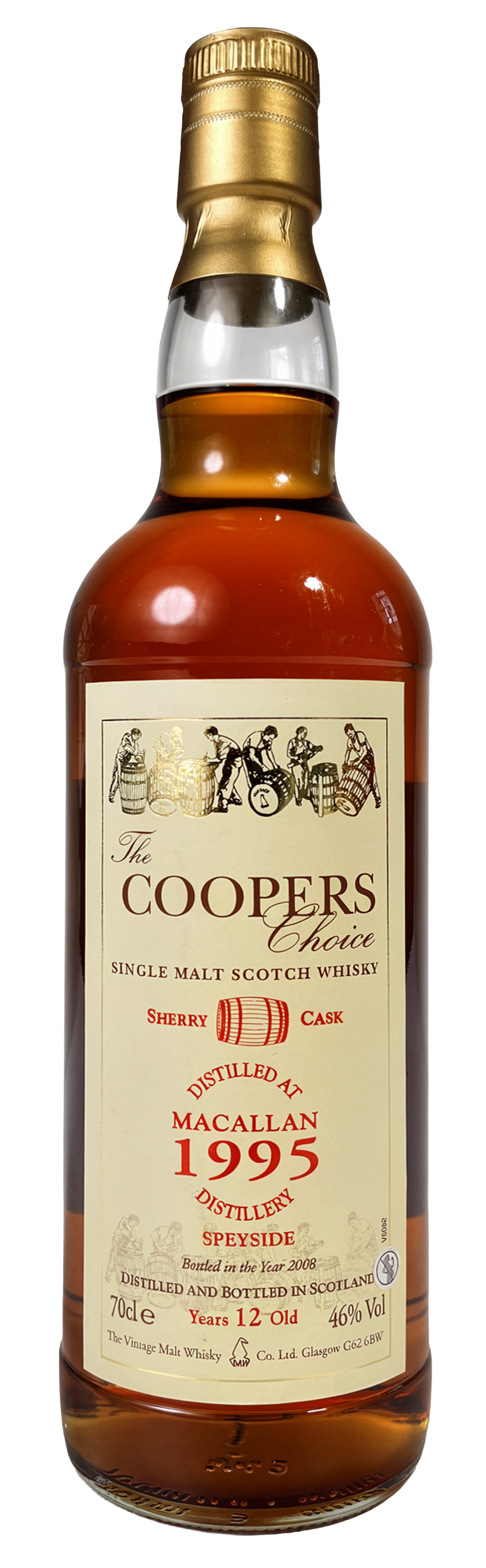 Whisky - Macallan The Cooper's Choice 12 years Sherry Oak 1995