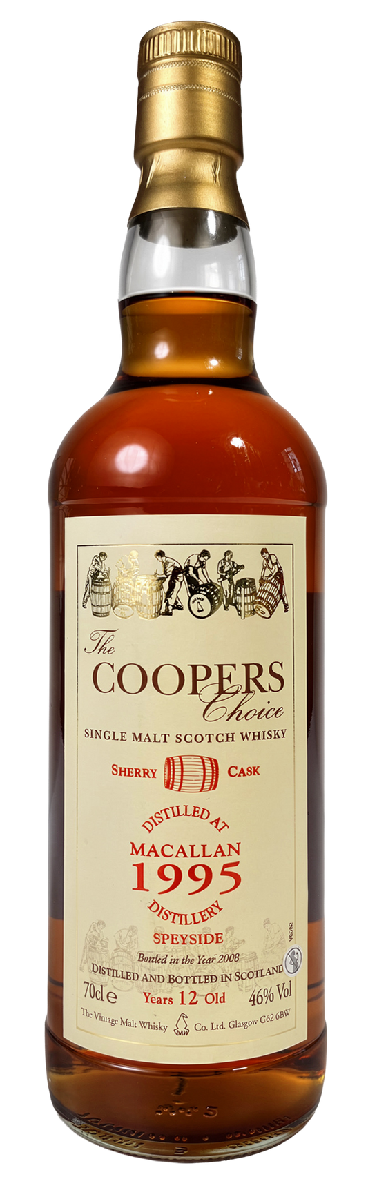 Whisky - Macallan The Cooper's Choice 12 years Sherry Oak 1995